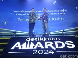 Pemkot Kediri Raih detikJatim Award Kategori Keberlanjutan Pembangunan Kota