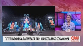 Puteri Indonesia Pariwisata Raih Mahkota Miss Cosmo 2024