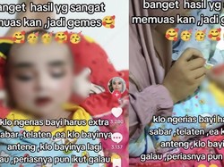 Viral Bayi Dandan Tebal Bak Pengantin, Usia Berapa Anak Boleh Make Up?
