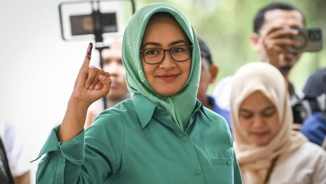 Airin-Ade tercatat unggul di Kota Cilegon dalam Pilkada Banten 2024.