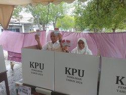 Cawagub Surya Nyoblos di Kisaran: Insya Allah 80 Persen