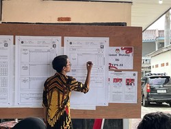 Penghitungan di TPS Dharma Pongrekun Dimulai, Suara Pertama untuk RIDO