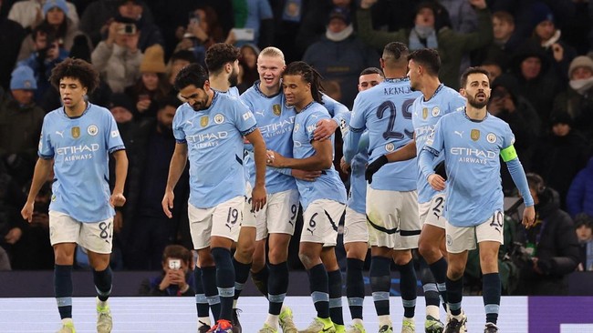 Manchester City gagal menang usai ditahan imbang dramatis Feyenoord pada pertandingan Liga Champions di Stadion Etihad, Manchester, Rabu (27/11) dini hari WIB.