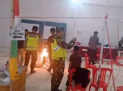 Pria di Sungai Penuh Jambi Bakar Kotak Suara, Lalu Serahkan Diri ke Polisi