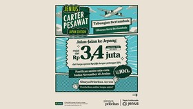 Jenius Carter Pesawat Tawarkan Tiket Pulang-Pergi ke Jepang Rp3,4 Juta