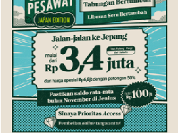 Dapatkan Tiket Pesawat ke Jepang Mulai Rp 3,4 Juta, Begini Caranya!