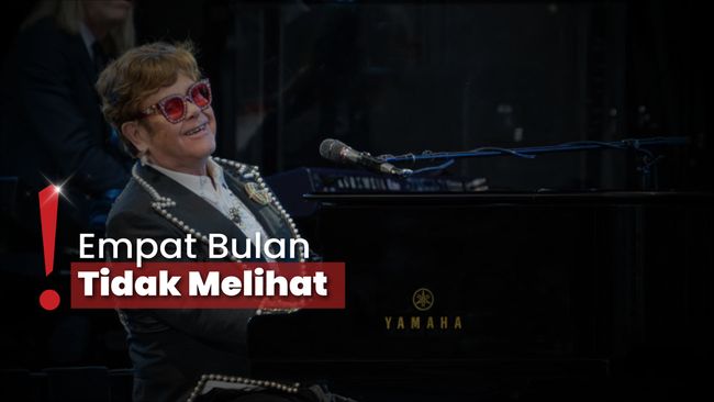 Mata Kanan Alami Buta Parsial, Elton John Ngaku Susah Garap Lagu