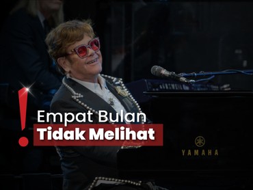 img-title Mata Kanan Alami Buta Parsial, Elton John Ngaku Susah Garap Lagu