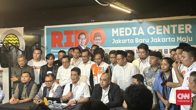 Kubu RIDO klaim Pilkada Jakarta 2024 bakal berjalan dua putaran berasas hasil real count jenis internal.