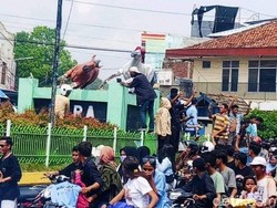 Tim BBF-DJ Akan Perbaiki Patung Kuda yang Dirusak Massa Saat Konvoi
