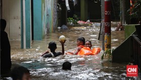 52 RT dan 22 Jalan Jakarta Masih Kebanjiran Rabu Pagi, Ini Daftarnya