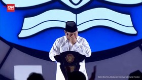 VIDEO: Tangis Prabowo saat Berpidato di Peringatan Hari Guru Nasional