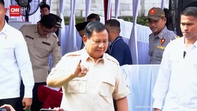 VIDEO: Prabowo Nyoblos Pertama Kali Sebagai Presiden RI