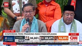 VIDEO: Pramono-Doel Deklarasi Menang Pilgub DKI 1 Putaran
