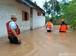 3 Desa di Jember Terendam Banjir Setelah Diguyur Hujan Semalaman
