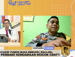 Brigadir Yusrin Bersyukur Warga Sambut Baik Layanan Bengkel Keliling Gratis