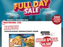 Diskon Besar Beli Nugget di Transmart Full Day Sale