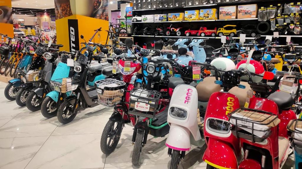 Transmart Full Day Sale, Sepeda Listrik Diskon Berjuta-juta Hari Ini