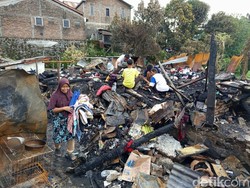 5 Rumah Ludes Terbakar di Kota Magelang, Uang Rp 24 Juta Tinggal Sobekan