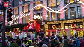 VIDEO: Ribuan Massa Pro Palestina Demo Desak AS Stop Modali Israel
