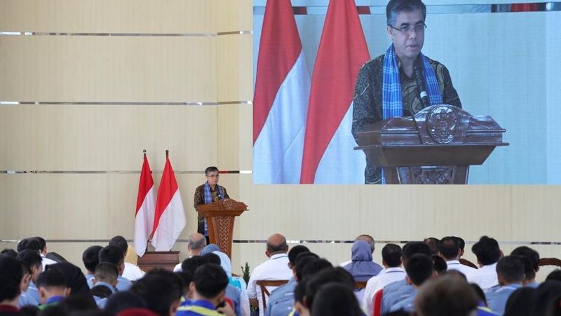 Menteri Ketenagakerjaan (Menaker), Yassierli membuka Kick Off Quick Wins Pelatihan Vokasi dan Kewirausahaan di Balai Besar Pelatihan Vokasi dan Produktivitas