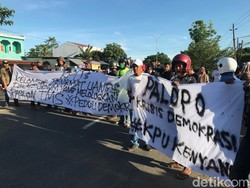 Demo Tuntut Tahapan Pilwalkot Palopo Dibatalkan, Arus Lalu Lintas Macet