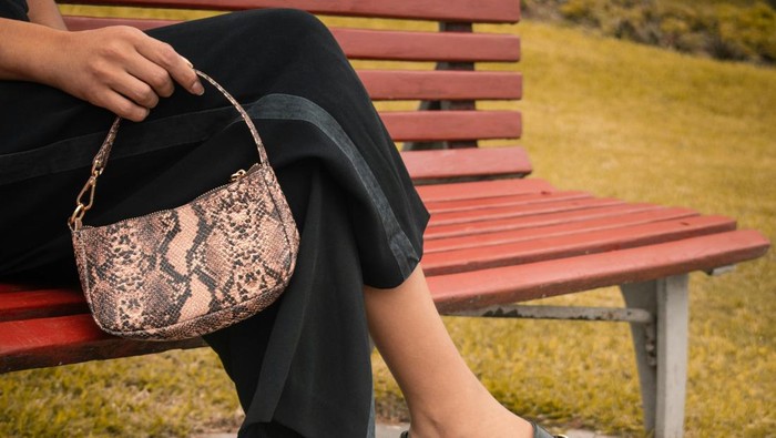 Ilustrasi tas snakeskin
