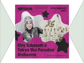 Duet 'Maut' Elvy Sukaesih x Tokyo Ska Paradise Orchestra akan Gemparkan Synchronize Fest 2025