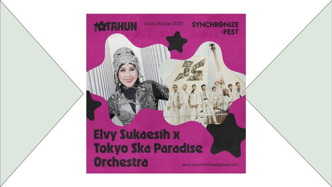 Duet 'Maut' Elvy Sukaesih x Tokyo Ska Paradise Orchestra akan Gemparkan Synchronize Fest 2025