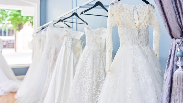 Ilustrasi gaun pengantin