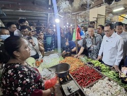Mendag Sidak Pasar Tambahrejo, Pedagang Keluhkan Harga Sayur Naik