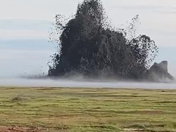Erupsi Oro-oro Kesongo Blora, Awas Bisa Bikin Gangguan Paru-paru