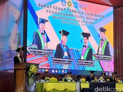 Undana Kupang Kukuhkan Empat Guru Besar
