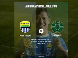 Susunan Pemain Persib Vs Zhejiang FC: Rachmat Irianto Starter