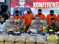 Kronologi Gagal Beredarnya 166,58 Kg Ganja di Kota Malang