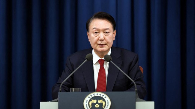 Presiden Korea Selatan Yoon Suk Yeol akan mencabut penetapan darurat militer serta menarik pasukan pada Rabu (3/12).