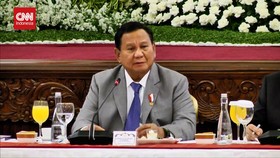 VIDEO: Prabowo Puji Kabinet Merah Putih di Depan Pengusaha AS