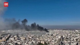 VIDEO: Serangan Udara Rusia Hantam Idlib, 3 Warga Tewas