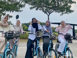 Serunya Gowes Sepeda Bareng Teman di Bandung