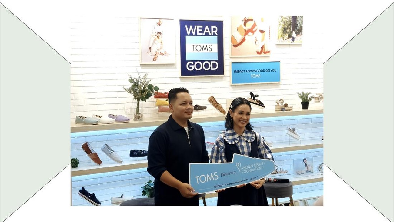 Buka Store Pertama di Indonesia, TOMS Berkontribusi Sosial Bersama Andien Aisyah Foundation