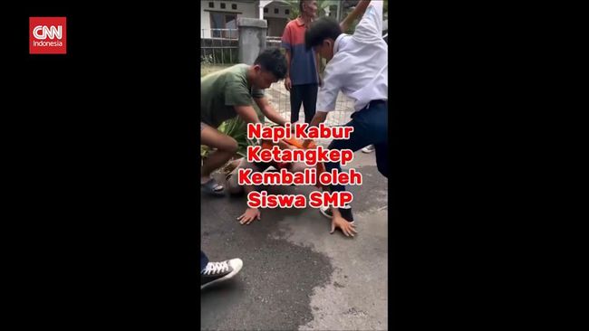 VIDEO: 2 Napi Ditangkap Warga Usai Kabur dari Lapas