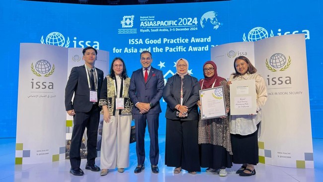BPJS Ketenagakerjaan meraih 10 penghargaan ISSA Good Practice, 3 ISSA Recognition, serta 1 penghargaan dari ASSA di ISSA Good Practice Award 2024.