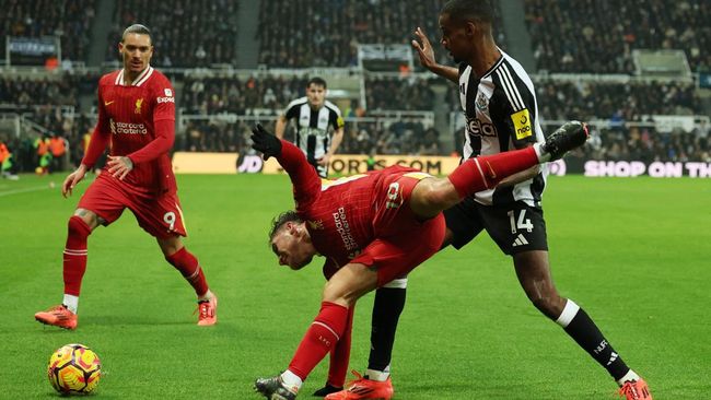 Hasil Liga Inggris: Dramatis 6 Gol, Liverpool Imbang Lawan Newcastle