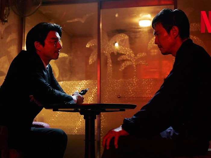 Gong Yoo dann Lee Jung Jae dalam drama Squid Game 2/ Foto: x.com/netflixkr