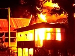 4 Rumah Terbakar di Polman Diduga Ulah ODGJ