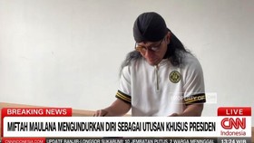 VIDEO: Miftah : Saya Mundur dari Tugas Saya sebagai Utusan Presiden