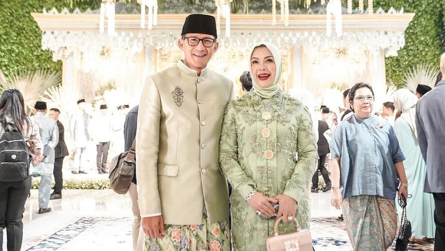 Resmi Menikah, Ini Pesan Sandiaga Uno untuk Rio Haryanto dan Athina Papadimitrou