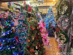 Penjualan Pohon Natal di Medan Naik 10% dari Tahun Sebelumnya
