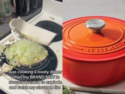 Wanita Ini Masak Pakai Panci Sultan Berujung Pecah, Kok Bisa?