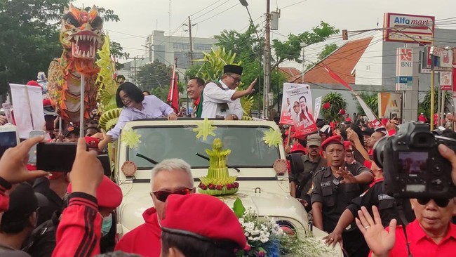 Hanya diusung oeh PDIP di Pilwalkot Semarang, Agustina-Iswar bisa unggul mengalahkan pesaingnya, Yoyok-Joko yang diusung KIM Plus.